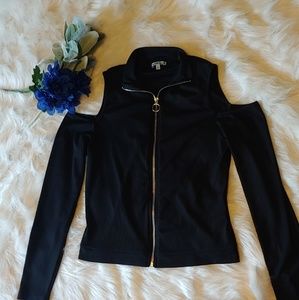 Sexy black cut out shirt